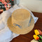 Bow Bucket Straw Hat