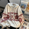 Christmas Vintage Jacquard Sweater