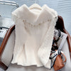 Off Shoulder Fleece Lined Sweater