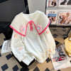 Sweet Doll Collar Knit Top