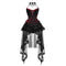 Gothic Rococo Boned Velvet 3pcs Set