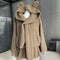 Cute Girly Fleece Jacket + Skirt 2pcs Set