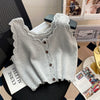 Sweet Lace Knit Vest