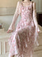 Floral Slip Chiffon Dress