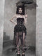 Dark Gothic Alice Corset Dress 5pcs Set