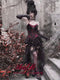 Gothic Rococo Boned Velvet 3pcs Set