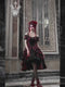 Gothic Rococo Cake Hem Dress (Brooch Included)