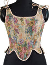 Vintage Painting Boned Bustier